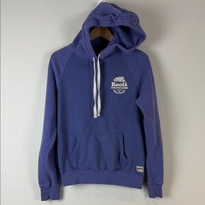 Roots Blue Hoodie Size Small Purple